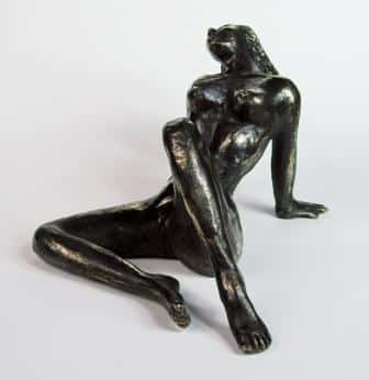erotisk bronze skulptur af Birgitte Evelyn